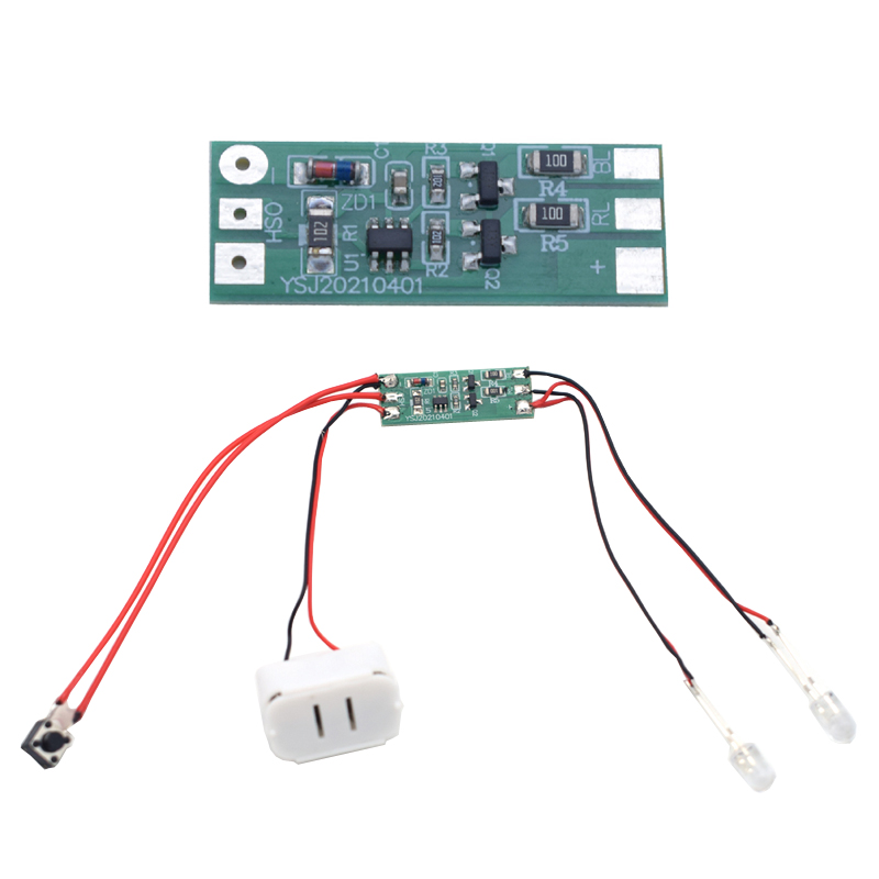 Drone Battery Alarm - 3-12V ストロボ点滅モジュール赤青 2 色 LED ライト高速点滅警告灯点滅モジュール