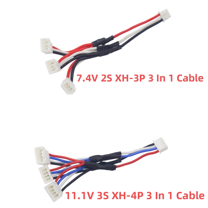 Drone Battery Connector - MJX B3 RC ドローンバッテリー充電器 3-in-1 パラレル充電ケーブル