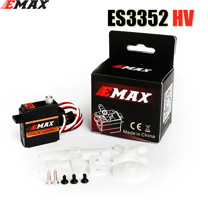 Drone Battery High Voltage - EMAX ES3352 HV 多目的高電圧 12G メタルギアデジタル標準サーボ