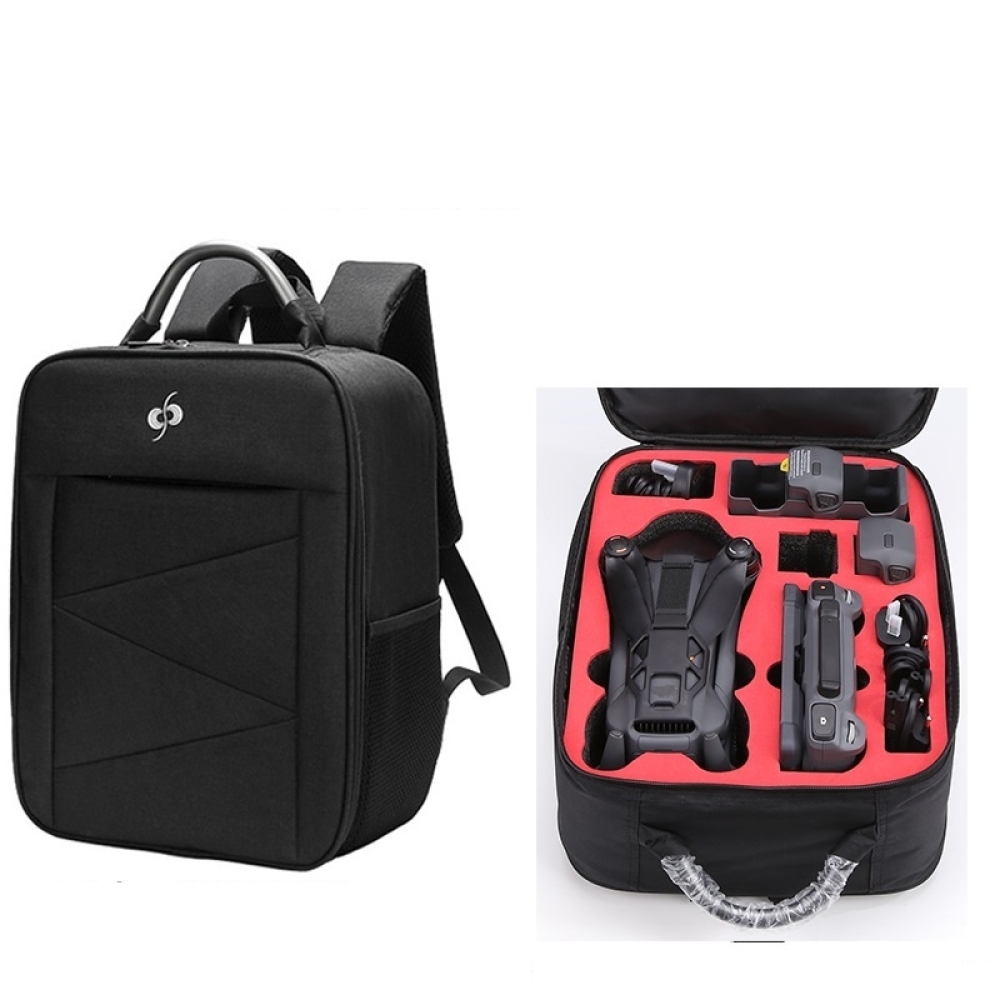 Drone Battery Bag - DJI Mavic 4 Pro用バックパックキャリングケース、RC PRO 2リモコン用トラベルショルダーバッグEVA保護カバー、充電ハブバッテリー