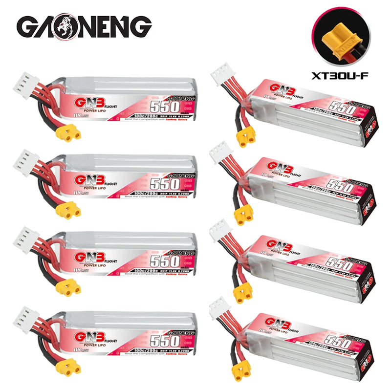 Drone Battery Lipo - GNB HV 11.4V 550mAh 100C/200C リポバッテリー