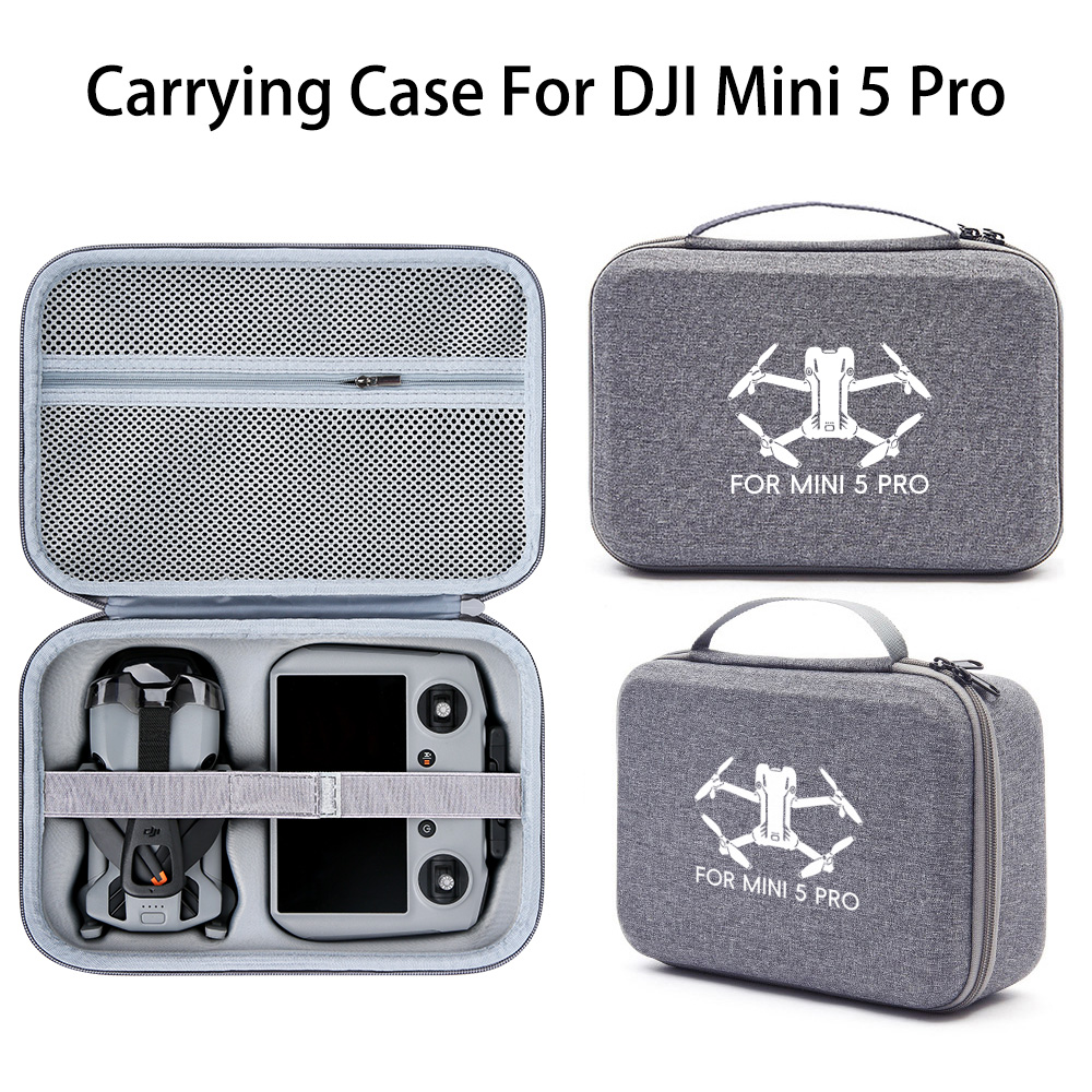 Drone Battery Bag - DJI Mini 5 Pro ドローン用収納キャリーケース デュアルバッテリーリモコンボックス