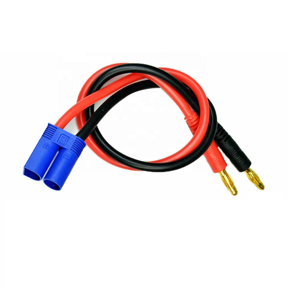 Drone Battery Connector - 10 個の EC5 コネクタから 4mm 金メッキバナナプラグ充電リードケーブル、12AWG