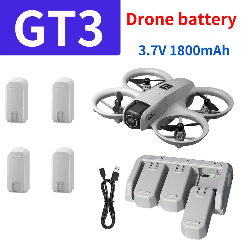 Drone Battery Balance Charger - GT3 ミニドローンバッテリー充電器オリジナル 3.7V 1800mAh バッテリー GT3/GT3