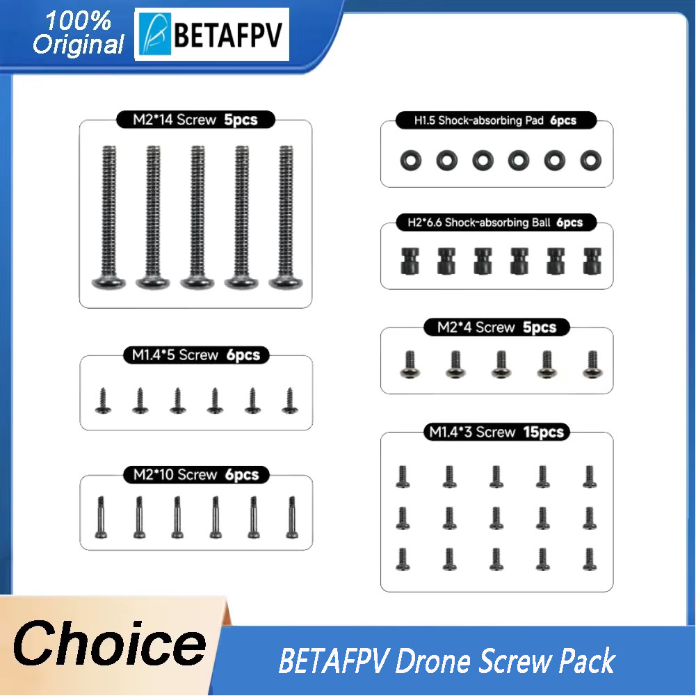 Drone Battery Bag - 公式 BETAFPV 交換部品、主要モデル Pavo20 Meteor65/75 Pro