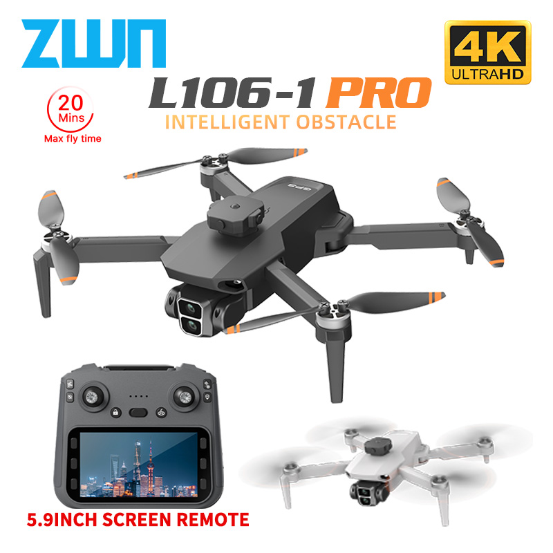 Drone Battery Box - L106-1PRO GPS プロフェッショナルドローン 4K HD カメラスクリーンリモート