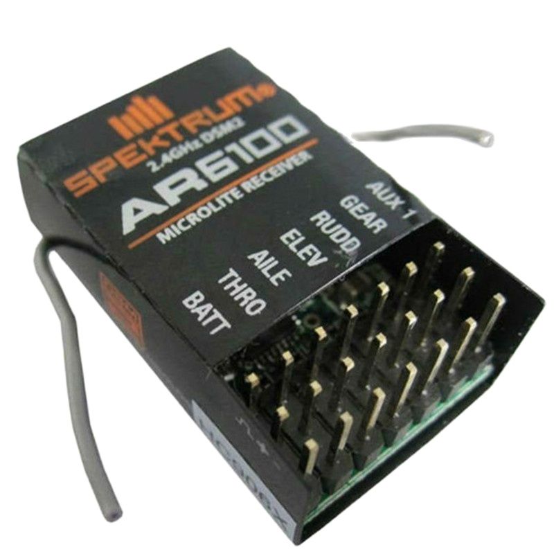 Drone Battery Connector - AR6100 DSM2 6CH 2.4GHz レシーバー Spektrum