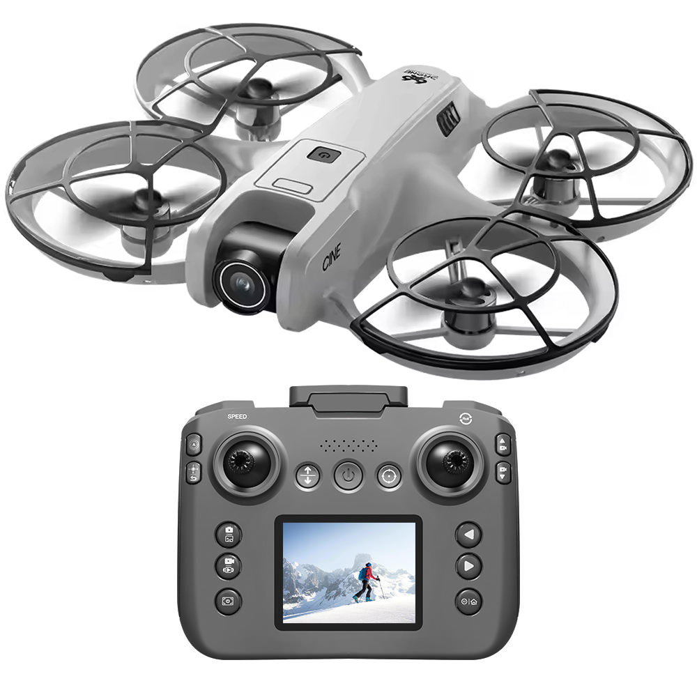 Drone Battery Box - V666折りたたみ式ミニドローン4Kデュアルカメラブラシレス障害物回避スクリーンリモコンポータブル初心者向け格安VS DJ Neo I1