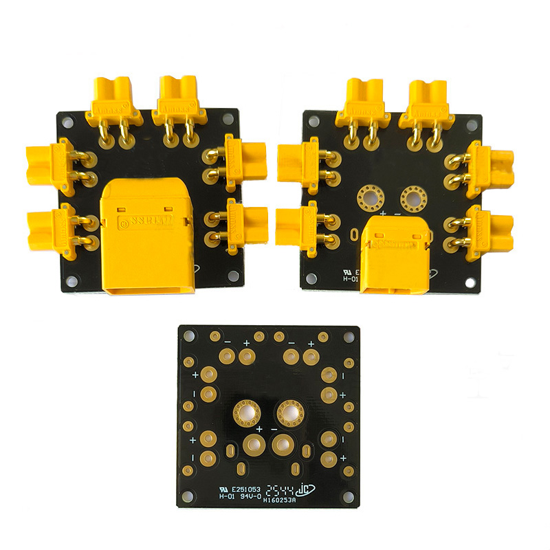 Drone Battery Parallel Board - 1 個 XT30PW-メス電源分配ボード大電流 XT60/XT90PW-M プラグ入力パラレルボード PDB