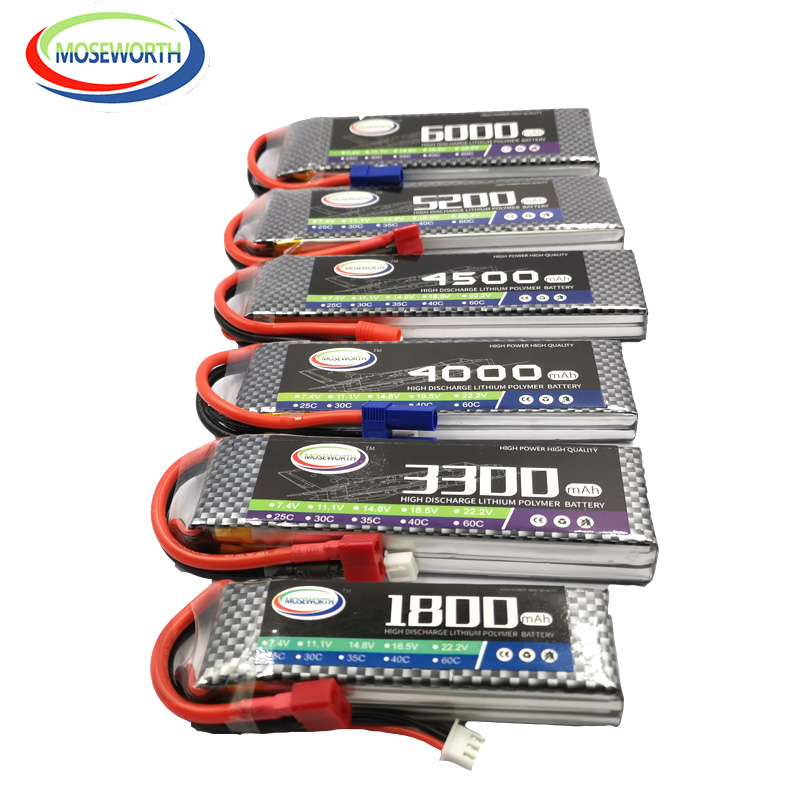 Drone Battery 3S - Lipoバッテリーrcドローン,ヘリコプター,飛行機,車用,2s 3s 4s 6s 2200 4200