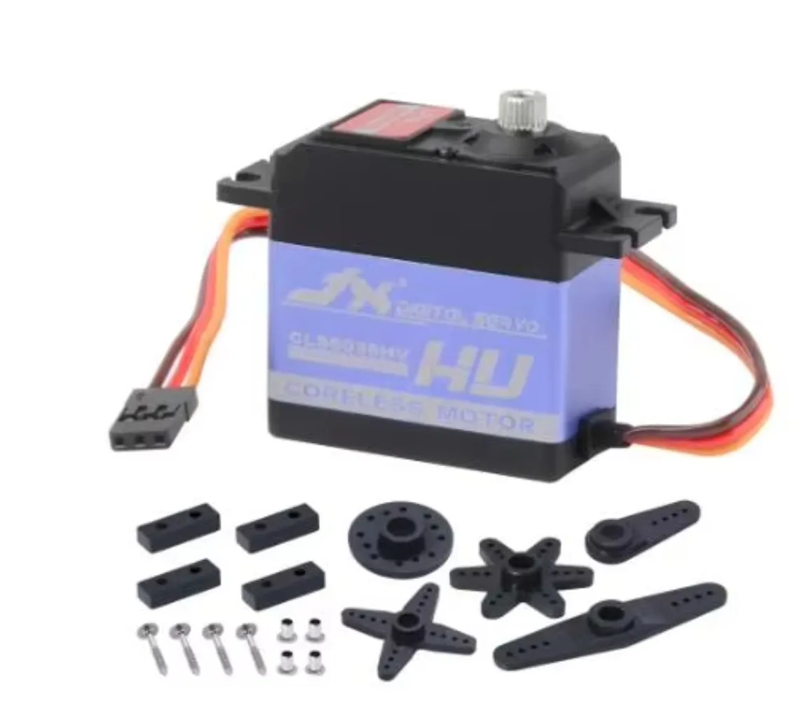 Drone Battery High Voltage - JX CLS6336HV高電圧コアレスデジタルサーボメタルギア高トルクサーボ35.6kg / 0.11秒 / 63g