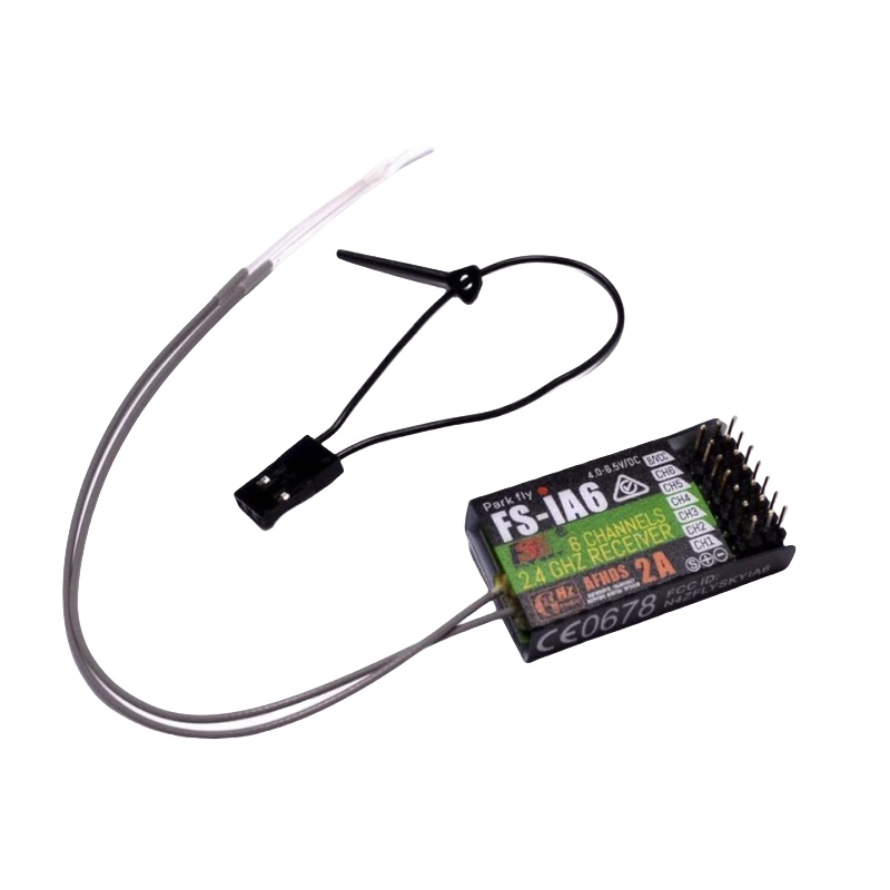 Flysky FS-IA6 レシーバー 6CH デュアルアン - Drone Battery Plate のレビューと価格