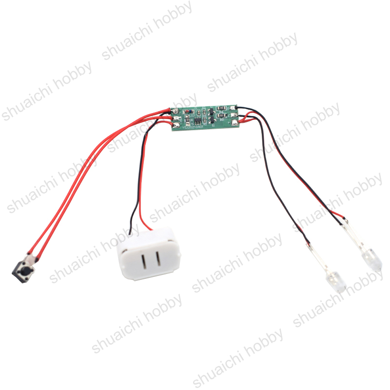 3-12V ストロボ点滅モジュール赤青 2 色 LED ライ - Drone Battery Alarm のレビューと価格