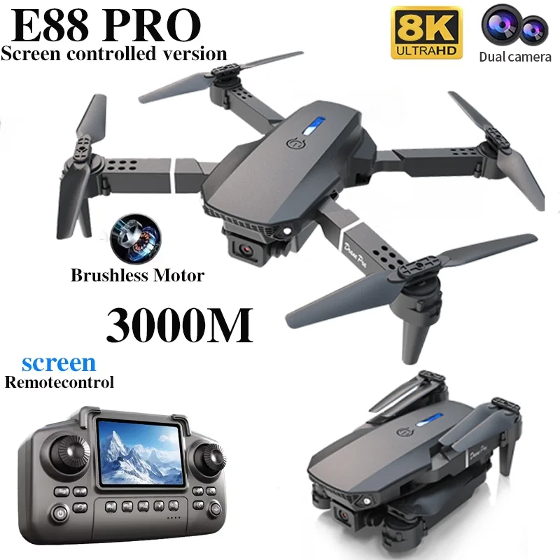 プロフェッショナル E88 プロドローン スクリーン付き 8 - Drone Battery Box のレビューと価格
