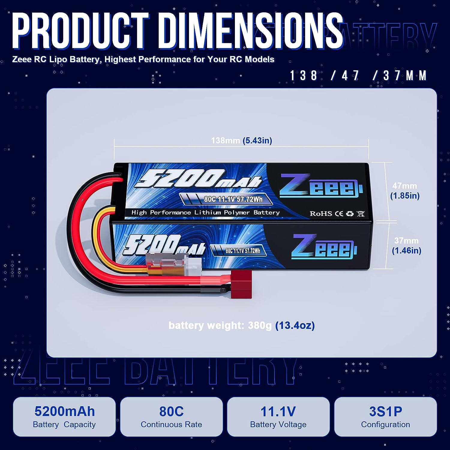 遠隔操作車両用プラグ付きバッテリー,Zeee-3S mah, - Drone Battery 3S のレビューと価格