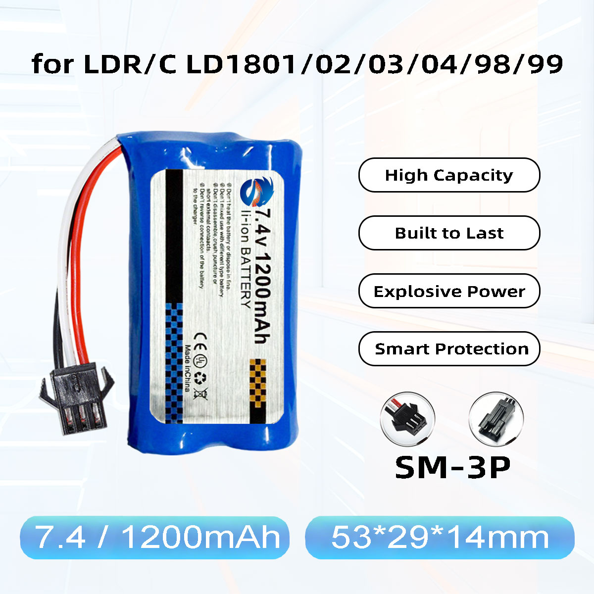Skymaker 2S リチウムイオンバッテリー 7.4V  - Drone Battery Li-Ion のレビューと価格