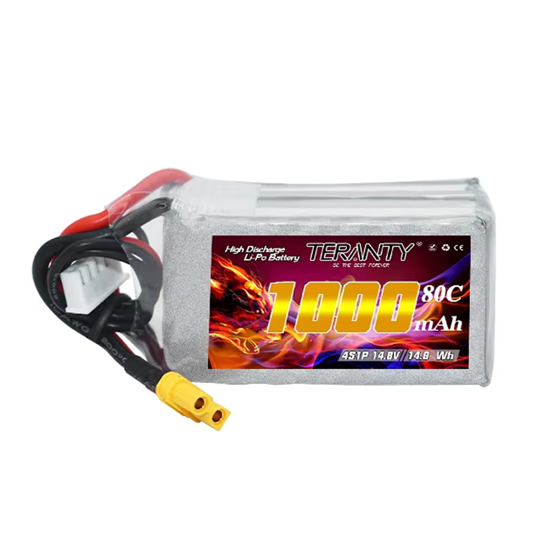 TERANTY 4S 1000mAh 14.8V 80C/1 - Drone Battery Connector のレビューと価格