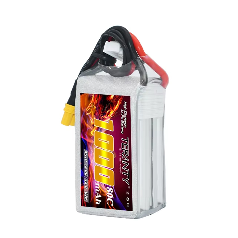 TERANTY 4S 1000mAh 14.8V 80C/1 - Drone Battery Connector のレビューと価格