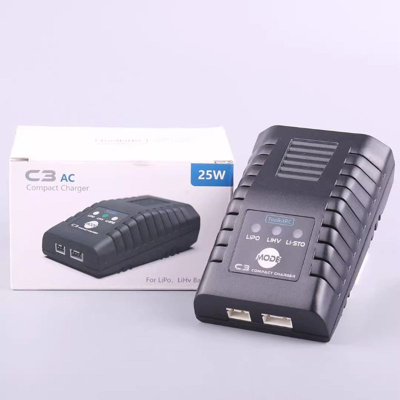 ToolkitRC C3 バランス充電器 2S 3S 25W - Drone Battery 3S のレビューと価格
