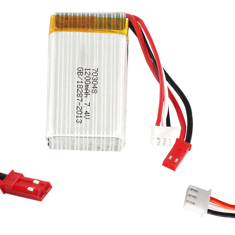 リポバッテリー 2S 7.4V 1200mAh 703048 - Drone Battery Connector のレビューと価格