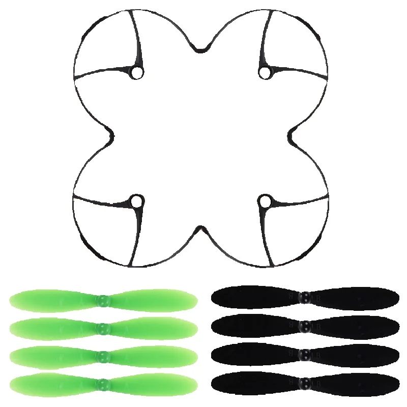 Hubsan X4/X6 プロペラガードリング + 8 個の - Drone Battery Case のレビューと価格