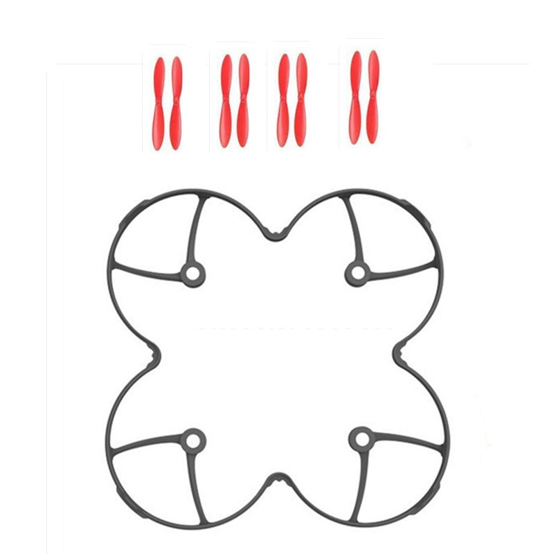 Hubsan X4/X6 プロペラガードリング + 8 個の - Drone Battery Case のレビューと価格
