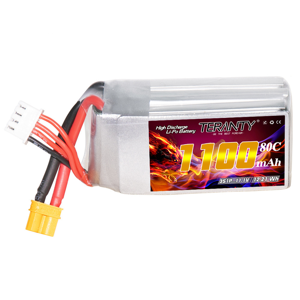 TERANTY 3S 11.1V 1100mAh 80C/1 - Drone Battery Li-Ion のレビューと価格