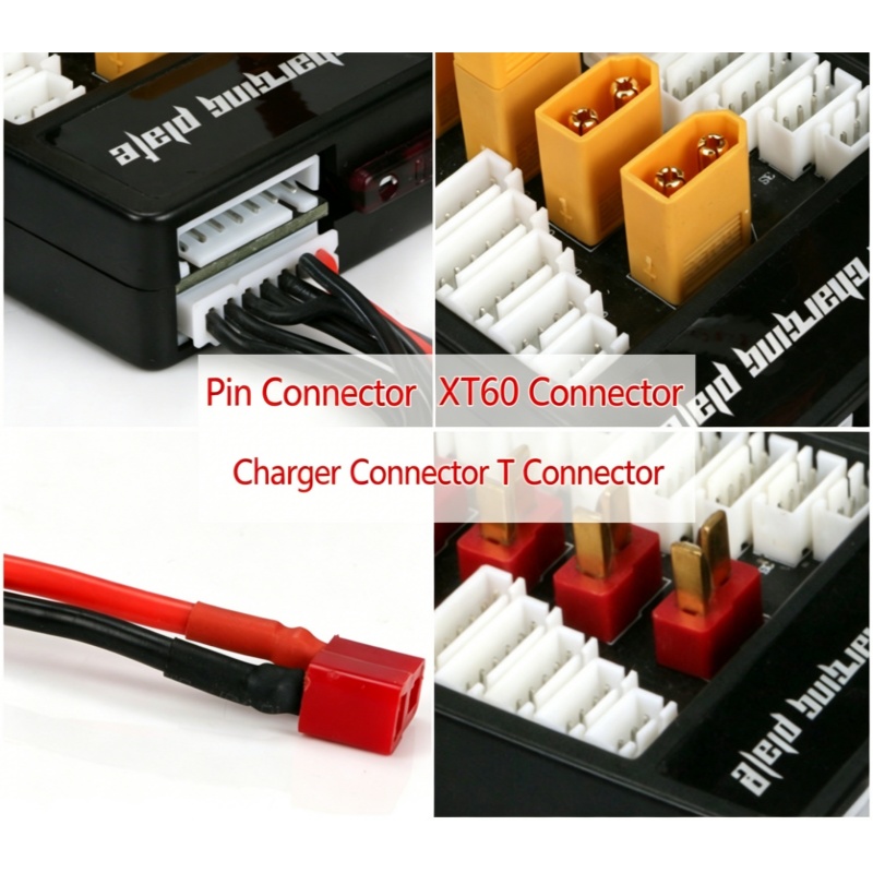6 in 1 XT60パラレル充電ボード 2S-6S Lip - Drone Battery Parallel Board のレビューと価格