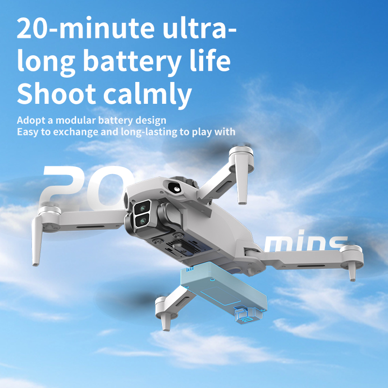 L106-1PRO GPS プロフェッショナルドローン 4K - Drone Battery Box のレビューと価格