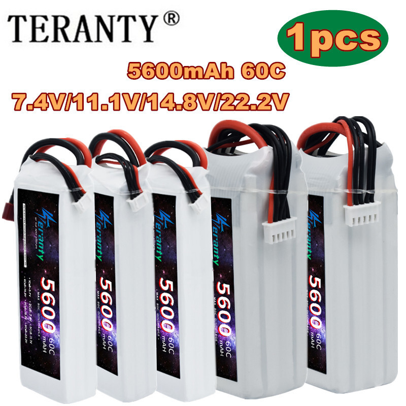TERANTY 5600mAh 60C 2S 3S 4S 6 - Drone Battery 4S のレビューと価格
