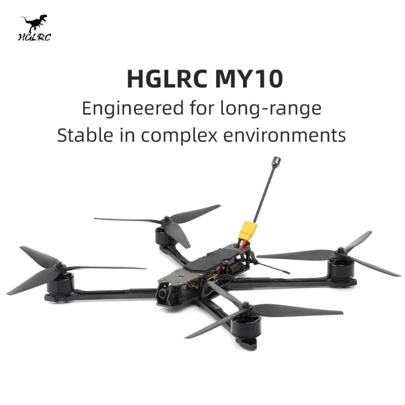 HGLRC MY10 長距離FPVドローン 6Sアナログクア - Drone Battery Box のレビューと価格