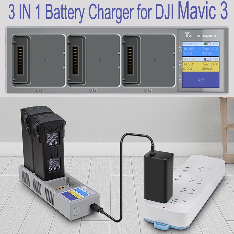 ドローン用3 in 1充電器,バッテリー充電ベース付き充電器 - Drone Battery Parallel Board のレビューと価格