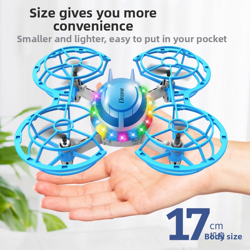 LEDライト付きミニRCドローン、4軸クアッドコプターおもち - Drone Battery Box のレビューと価格