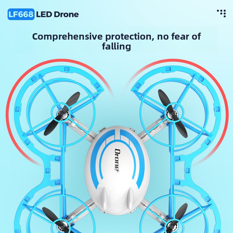 LEDライト付きミニRCドローン、4軸クアッドコプターおもち - Drone Battery Box のレビューと価格