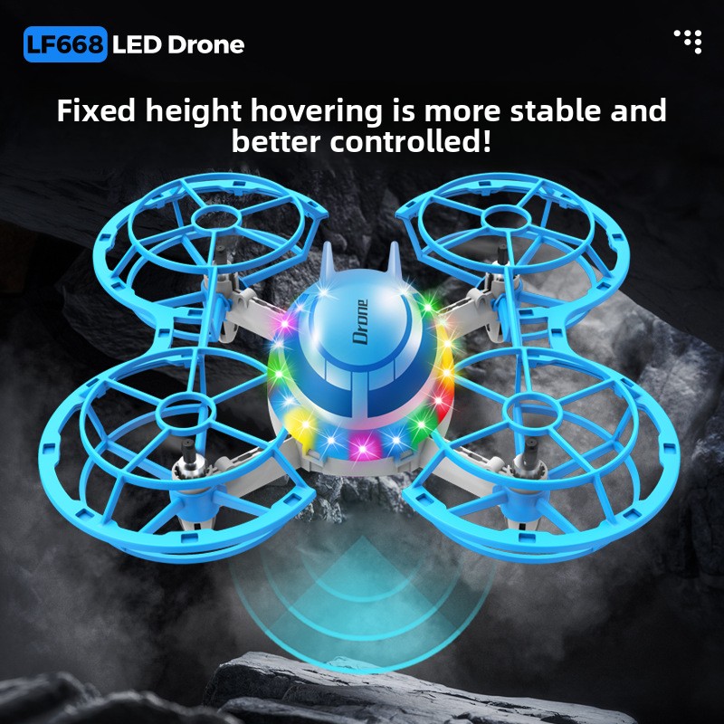 LEDライト付きミニRCドローン、4軸クアッドコプターおもち - Drone Battery Box のレビューと価格