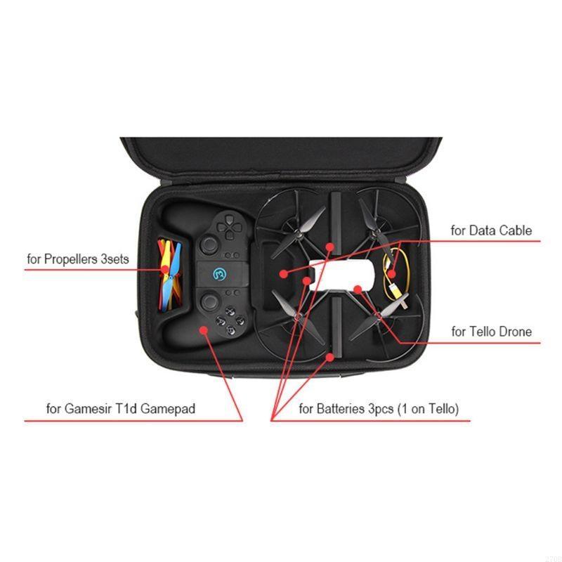 EVA トラベルケースバッテリーハンドバッグ Tello R - Drone Battery Case のレビューと価格