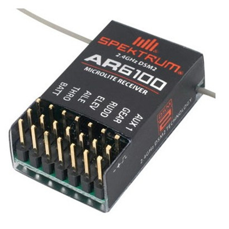 AR6100 DSM2 6CH 2.4GHz レシーバー S - Drone Battery Connector のレビューと価格