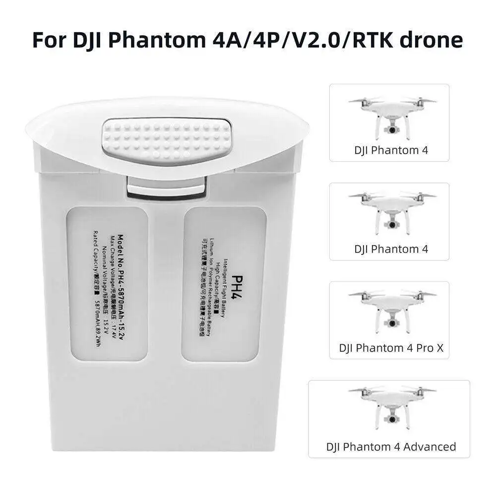 新しい Phantom 4 バッテリー 6200mAh Ph - Drone Battery Li-Ion のレビューと価格