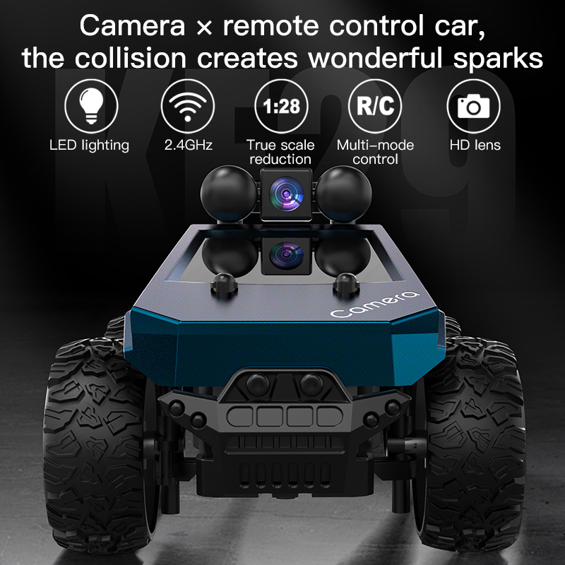 1:28 4WD オフロードリモートコントロールカー カメラ - Drone Battery Alarm のレビューと価格