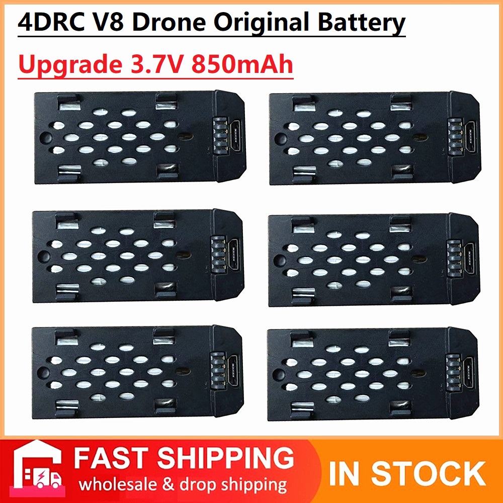 4DRC V8 ドローンオリジナルバッテリー 3.7V 85 - Drone Battery Lipo のレビューと価格