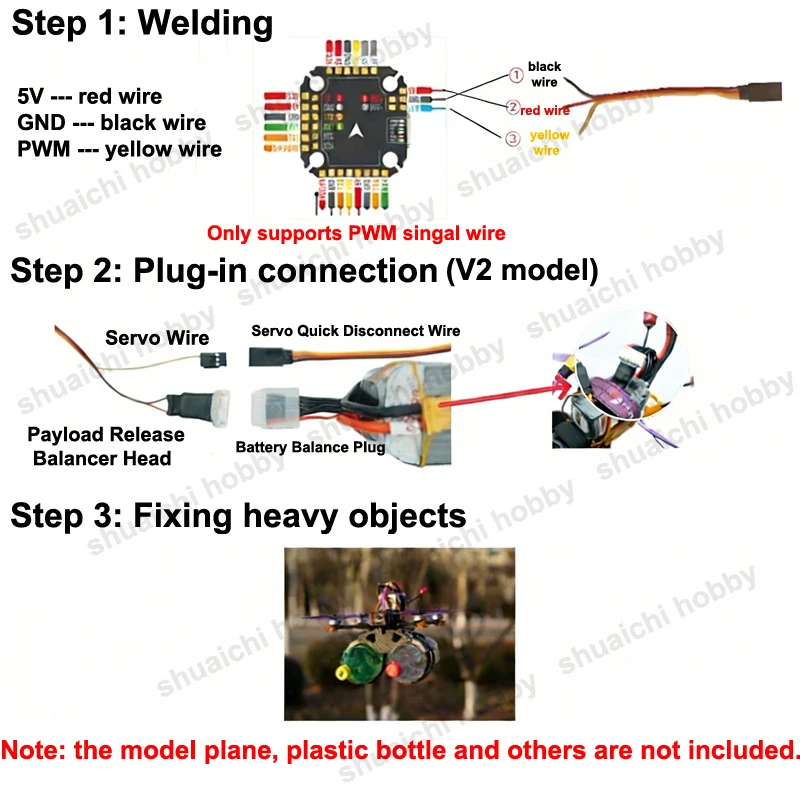 1個入り ストラップ式FPVドローンPWM制御サーボスロワー - Drone Battery Strap のレビューと価格