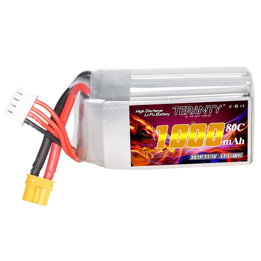 TERANTY 3S 11.1V 80C/160C 1000 - Drone Battery Li-Ion のレビューと価格
