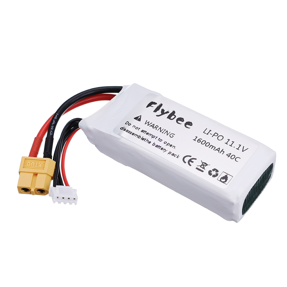2個高レート40C 11.1v 1600シティ500mahリ - Drone Battery 3S のレビューと価格