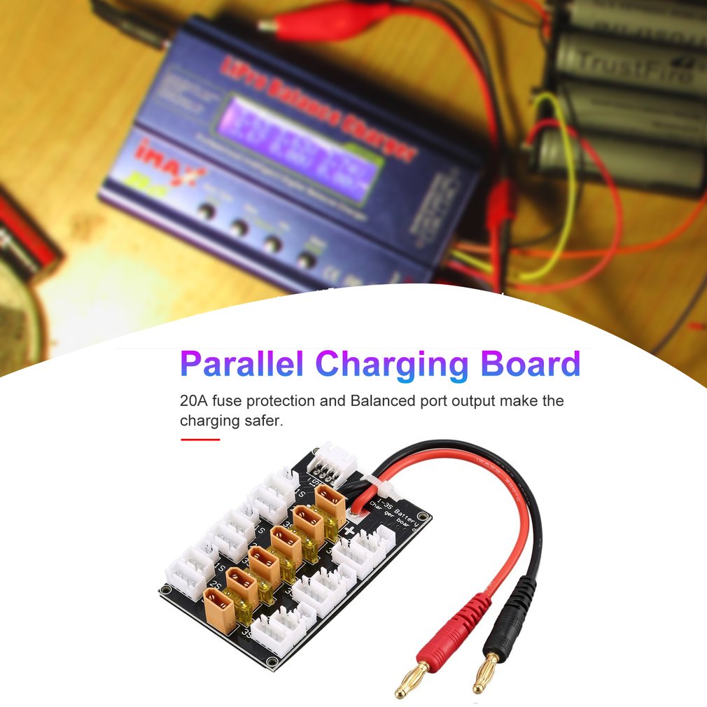1S-3S 20A XT30 プラグ Lipo バッテリー並 - Drone Battery Parallel Board のレビューと価格