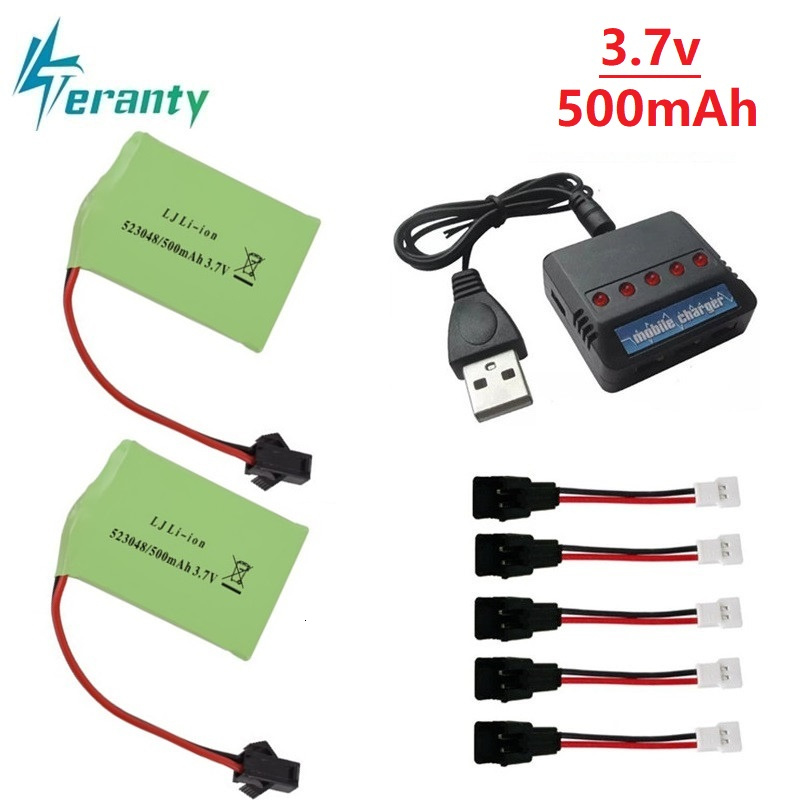 3.7V 500mAh 523048 リチウムイオンバッテリ - Drone Battery Li-Ion のレビューと価格